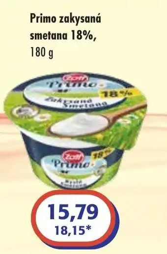 ČEPOS Primo zakysaná smetana 18%, 180 g nabídka