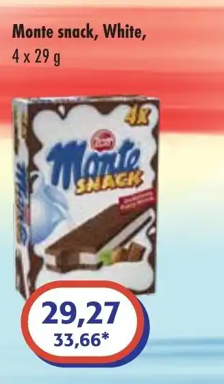 Monte snack, White