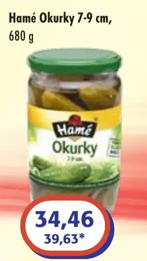 ČEPOS Hamé Okurky 7-9 cm, 680 g nabídka