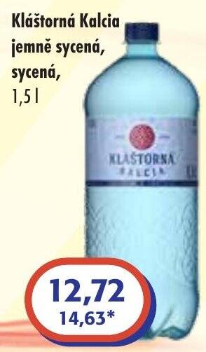 ČEPOS Kláštorná Kalcia jemně sycená, sycená, 1.5L nabídka