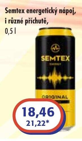 ČEPOS Semtex energetický nápoj, i různé příchutě nabídka