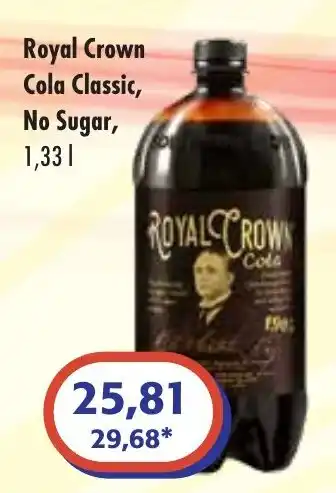 ČEPOS Royal Crown Cola Classic, No Sugar, 1.33L nabídka