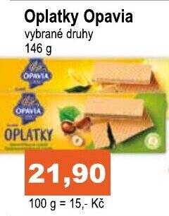 COOP DISKONT Oplatky Opavia nabídka