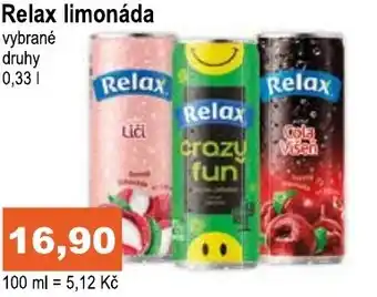 COOP DISKONT Relax Limonada nabídka