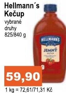 COOP DISKONT Hellmann's Kečup nabídka
