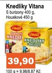 COOP DISKONT Knedlíky Vitana nabídka