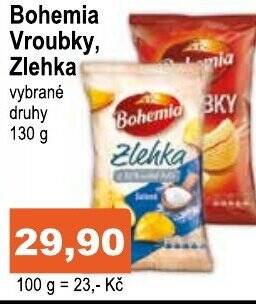 COOP DISKONT Bohemia Vroubky, Zlehka nabídka