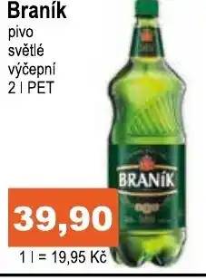 COOP DISKONT Braník pivo nabídka