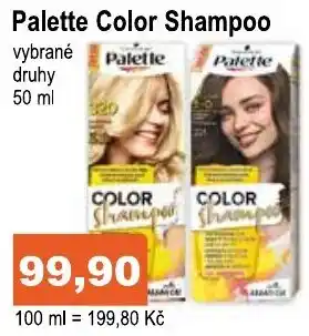 COOP DISKONT Palette Color Shampoo nabídka