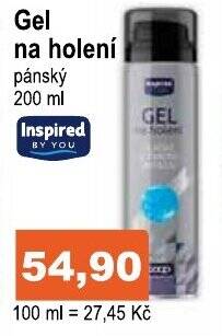 COOP DISKONT Gel na holení nabídka