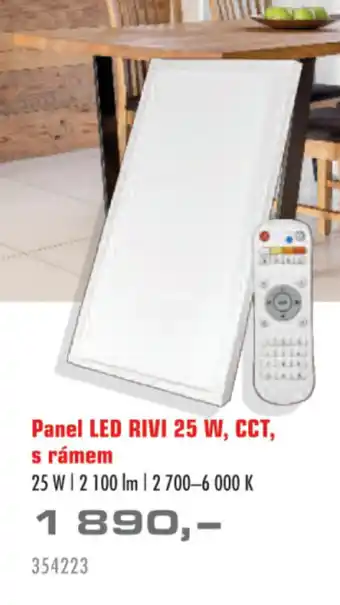 Uni Hobby Panel LED RIVI 25 W, CCT, s rámem nabídka