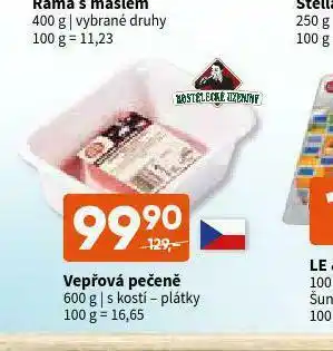 Terno Vepřová pečeně s kostí nabídka