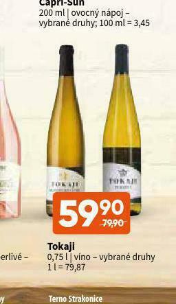 Terno Tokaji nabídka