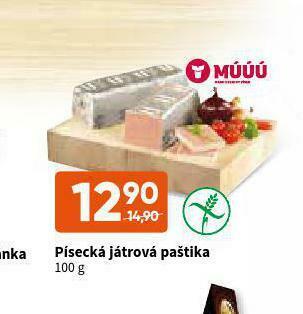 Terno Písecká játrová paštika nabídka