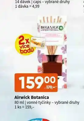 Terno Airwick botanica vonné tyčinky nabídka