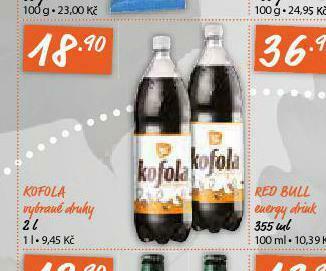 Terno Kofola 2l nabídka