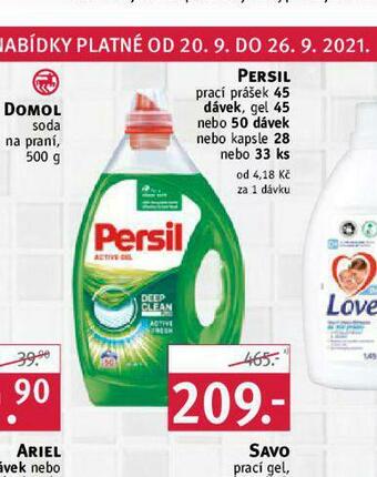 Rossmann Persil prací prostředek nabídka