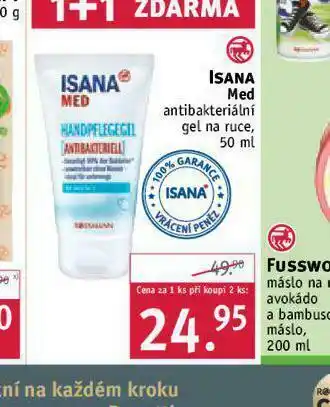 Rossmann Isana med antibakteriální gel na ruce nabídka