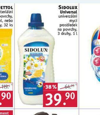 Rossmann Sidolux universal mycí prostředek nabídka
