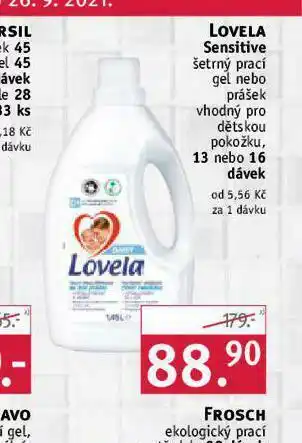 Lovela sensitive prací gel