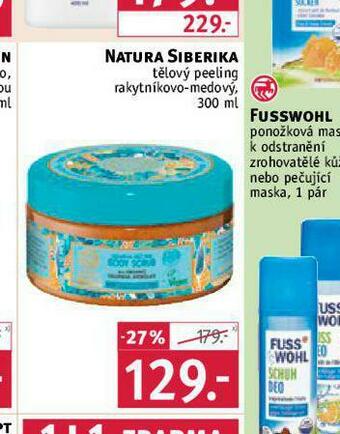Rossmann Natura siberika tělový peeling nabídka