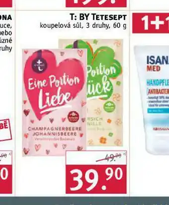 Rossmann T:by tetesept koupelová sůl nabídka