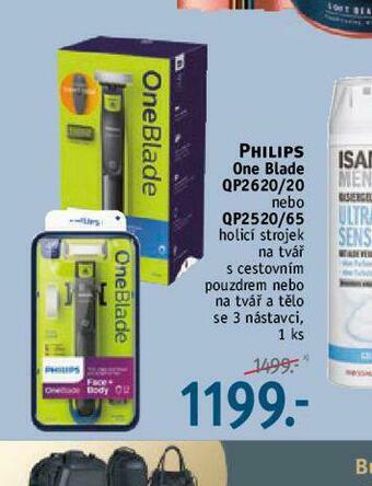Rossmann Philips one blade holicí strojek nabídka