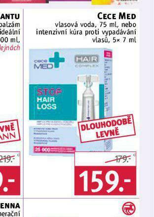 Cece med vlasová voda
