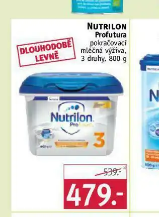 Rossmann Nutrilon profutura pokračovací mléčná výživa nabídka
