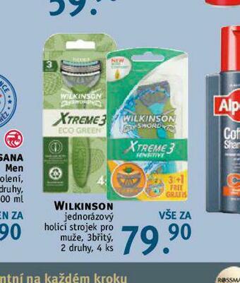 Rossmann Wilkinson jednorázový holicí strojek nabídka
