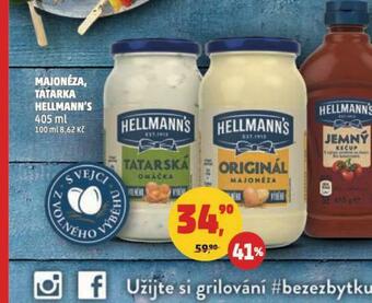 Penny Market Hellman´s tatarská omáčka, majonéza nabídka