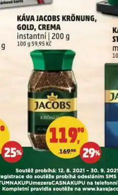 Penny Market Káva jacobs krönung, gold, crema nabídka