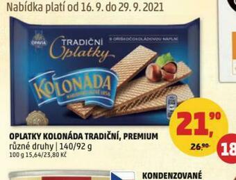 Penny Market Oplatky kolonáda tradiční, premium nabídka