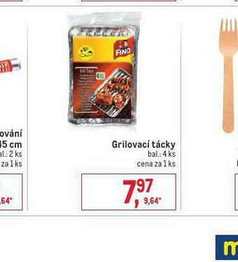 Makro Grilovací tácky nabídka