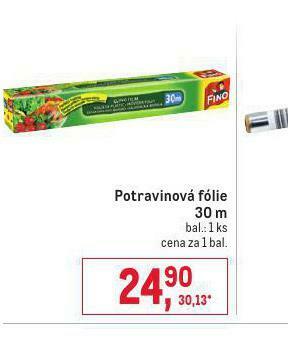 Makro Potravinová fólie nabídka