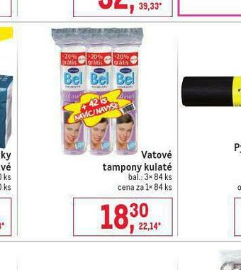 Makro Bel vatové tampony kulaté nabídka