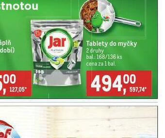 Makro Jar tablety do myčky nabídka