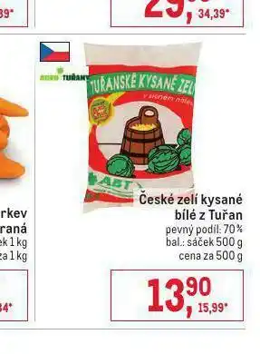 Makro Zelí kysané bílé z tuřan nabídka
