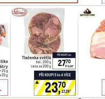 Makro Tlačenka světlá nabídka