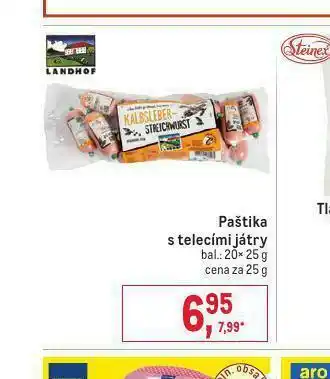 Makro Paštika s telecími játry nabídka