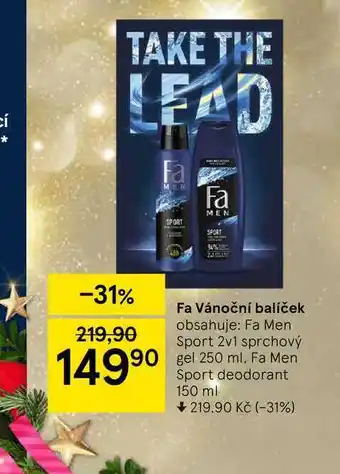 Tesco Fa vánoční balíček nabídka