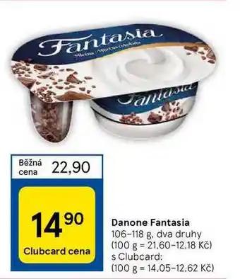 Tesco Danone fantasia 106-118 g nabídka