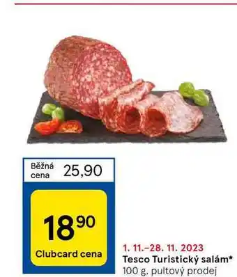 Tesco Tesco turistický salám* 100 g nabídka