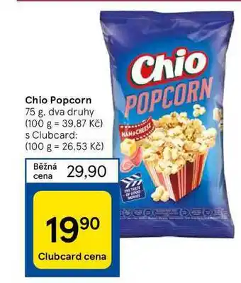 Tesco Chio popcorn 75 g nabídka