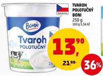 Penny Market Tvaroh polotučný boni, 250 g nabídka