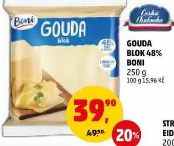 Penny Market Gouda blok 48% boni, 250 g nabídka