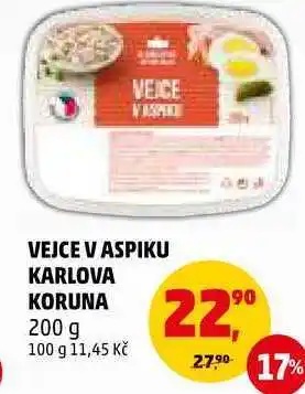 Penny Market Vejce v aspiku karlova koruna, 200 g nabídka