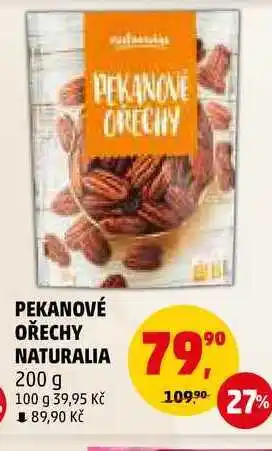 Penny Market Pekanové ořechy naturalia, 200 g nabídka