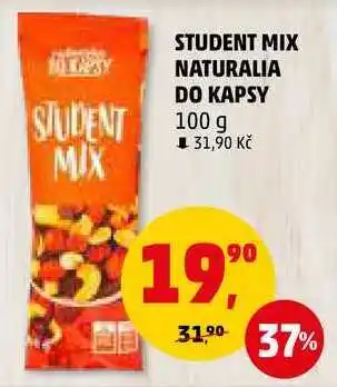 Penny Market Student mix naturalia do kapsy, 100 g nabídka