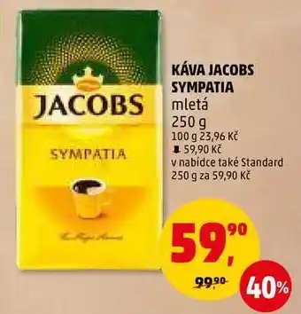 Penny Market Káva jacobs sympatia mletá, 250 g nabídka